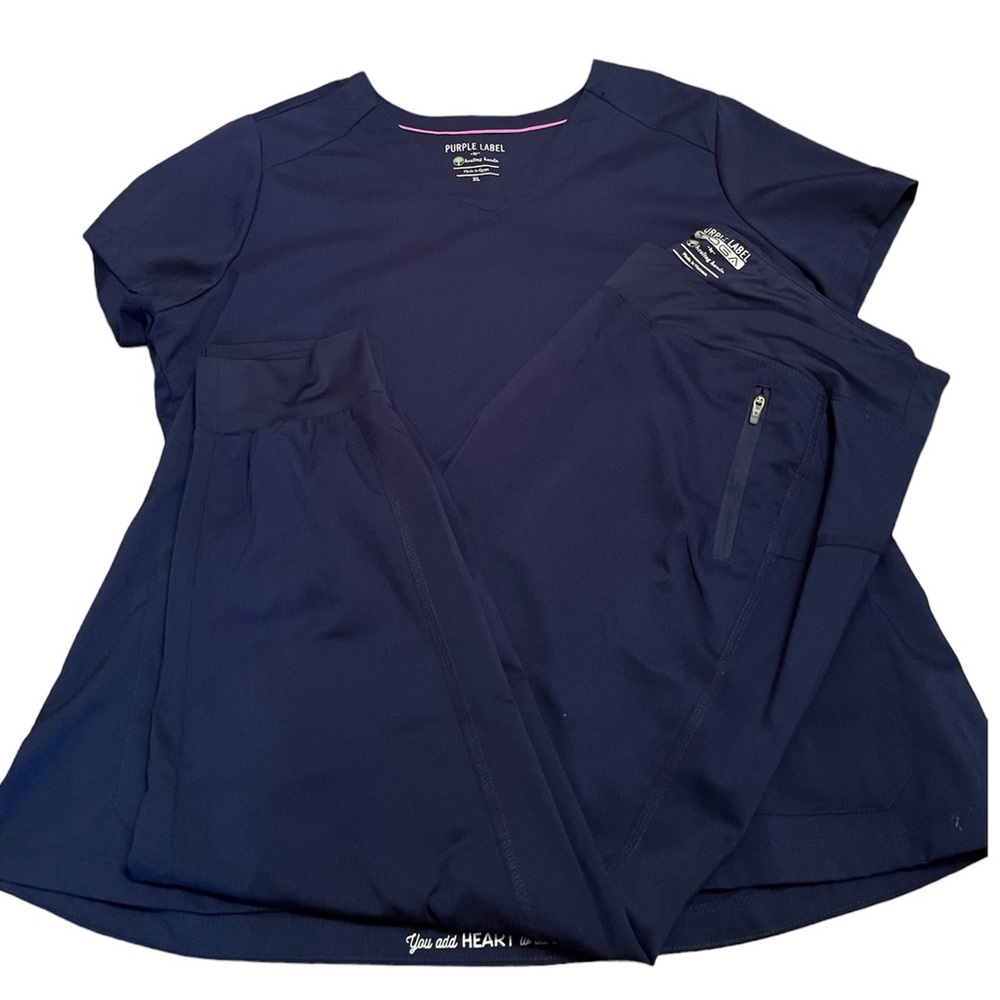 Healing Hands Navy Women’s Scrub Set Size XL